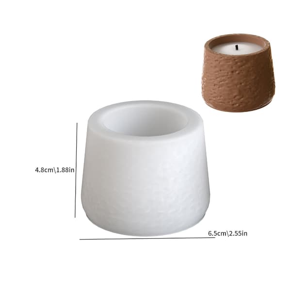Ljuskopp Silikonform Cylindrisk Ljusstake Form Suckulent Planteringsform