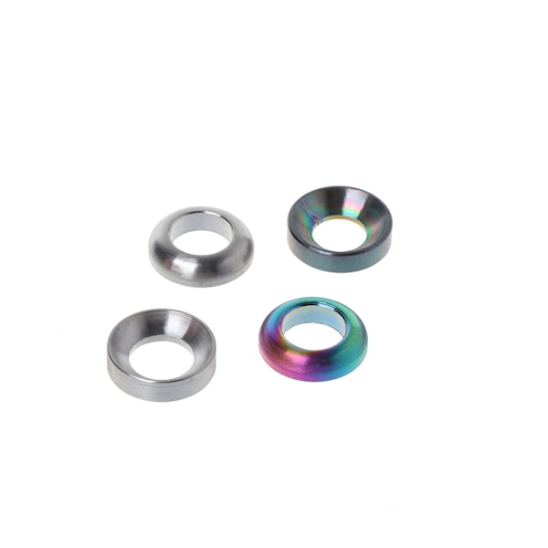2 st/ set Cykelmellanlägg Hydrauliskt bromsok M6 för MTB-cykel i titanlegering Titanium