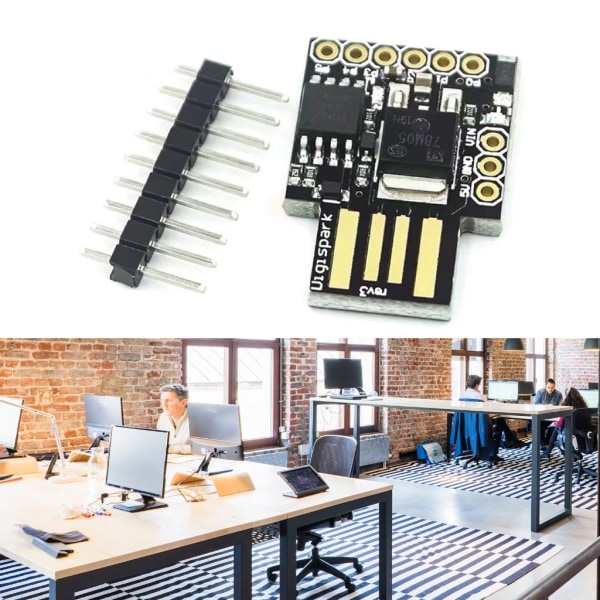Attiny85 Digispark Kickstarter Micro USB Development Board IIC I2C och SPI Vis USI Miniature Module Support för Arduino