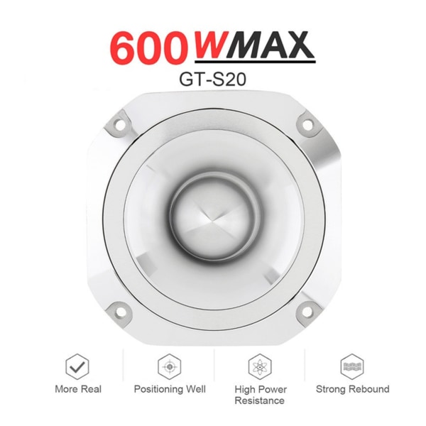 600W 4 tums hög power mini dome diskantspole högtalare Super Power Klart ljud Enkel installation Bilstereotillbehör