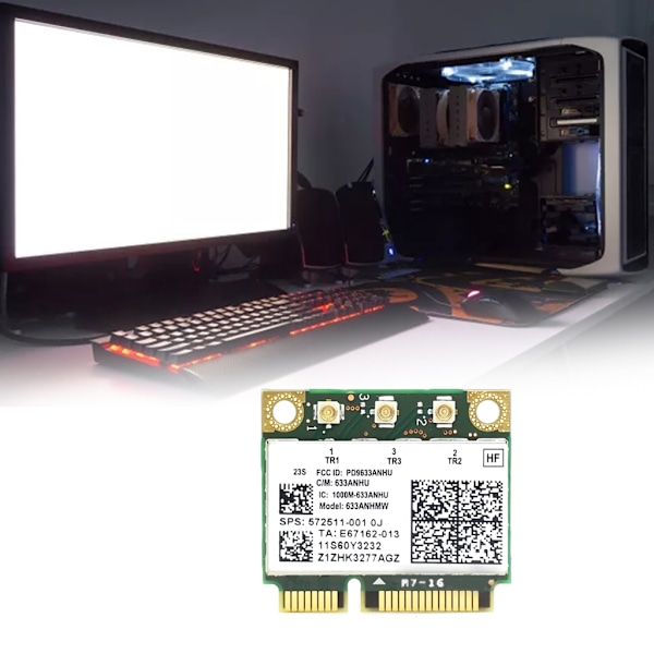 Dual-band 900Mbps 6300AGN Mini PCI-E trådlöst wifi-nätverkskort för Lenovo Y460 Y560 Y470 Y570 X201 X220 X230 6300AGN