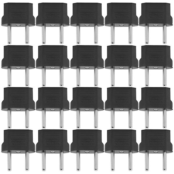 Universal USA EU till EU Plugg Travel Wall AC Power Charger Adapter Converter