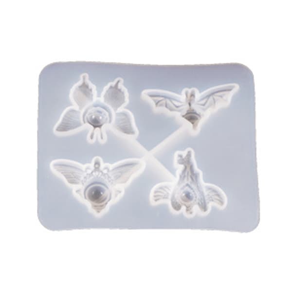 Devil Eye Silikonform Halskjede Anheng Støpeform Håndverk Epoxyform