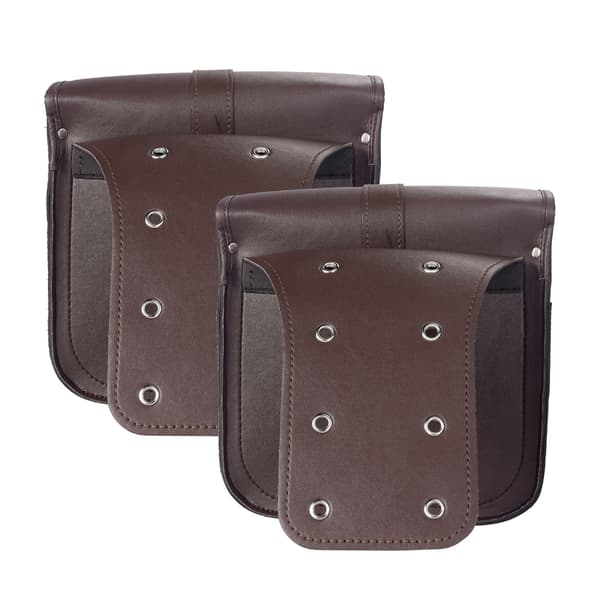 Universal Motorcykel Side Tasker Regntæt Stor Rum Cykel Sidetaske Brown