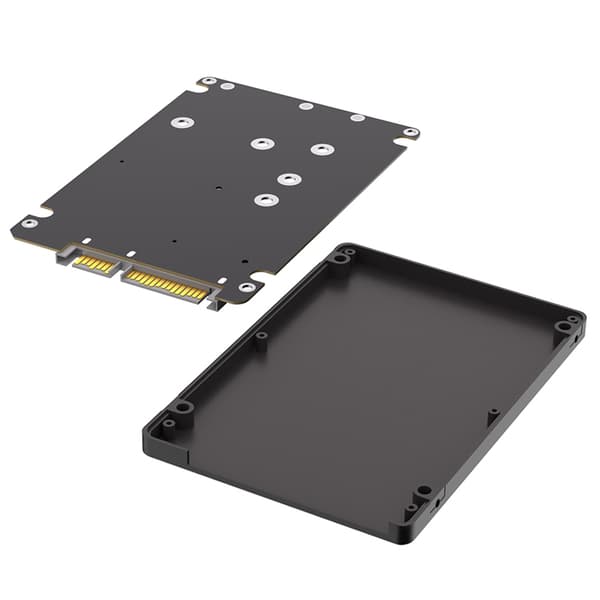 Enkel installasjon M.2 NGFF mSATA til SATA3.0 adapter for bærbar PC og stasjonær PC