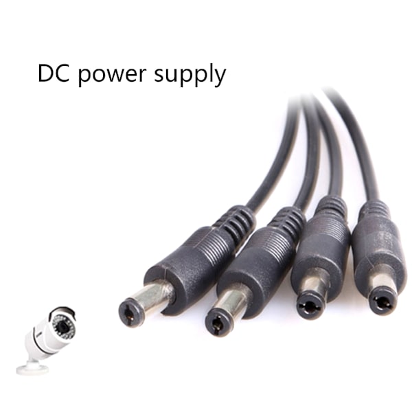 Power DC5,5x2,1mm Anslut dina enheter med enkelhet hona till hane power 22/0,12ASx2C huvudsladd One to eight