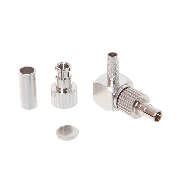 2 I 1 TS9/CRC9 Han Vinkel RF Konnektor Koaksial Adapter Til RG174/178/316