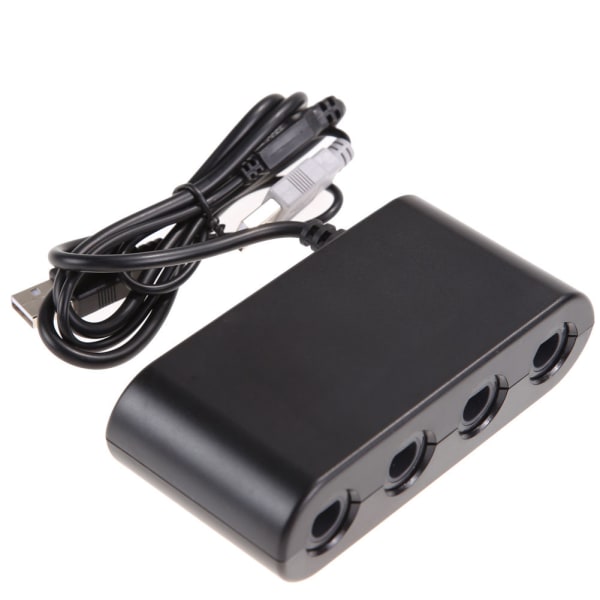 Portable Controller Adapter Professional Converter för Wii U Super för Smash Bros PC USB Adapter Tillbehör