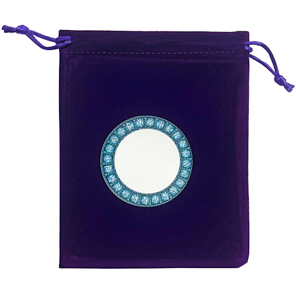 Tarotkort Sammetsförvaringsväska Smyckespåse Oracle Card Organizer Brädspelskort Dragsko Väska Häxkonsttillbehör 13