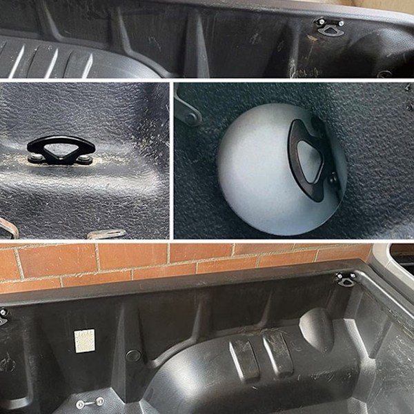 Säkra Lastkrokfästen för F150 Pickup Trucks, Enkel Installation, 4-pack
