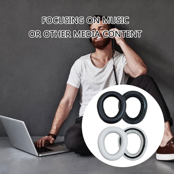 Øreklokker for 300 Headset Øreputer Øreputer Svamper Øreputer Black