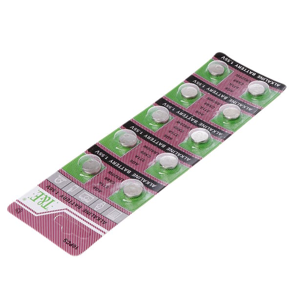 10 stk. AG6 Alkaline Batteri 1,55V Knapcelle SR920 Ur Batterier