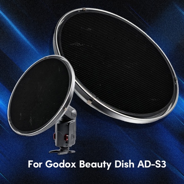 Precise Control Grid Flash Diffuser Beauty Dish ADS3 för fotografering skapar unika ljuseffekter och minskar bländning