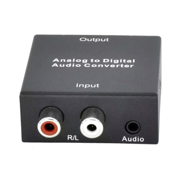 Analog till digital ljudomvandlare Optisk koaxial RCA- Toslink ljudadapter  SPDIF Adapter för TV Xbox-360 DVD-spelare dbb0 | Fyndiq