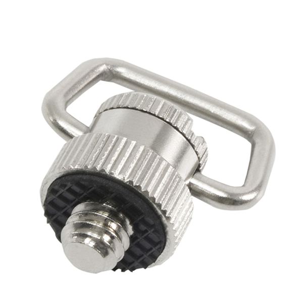 Hurtigudløserskrue 1/4 \" D Ring Skrue Kameramontering Skrue Rustfrit Stål Kameraadapter til Dslr Cam Quick Shot Plade