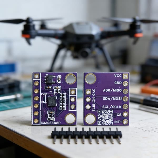6-akset gyroskop-accelerometermodul ICM42688 sensormodul til wearables