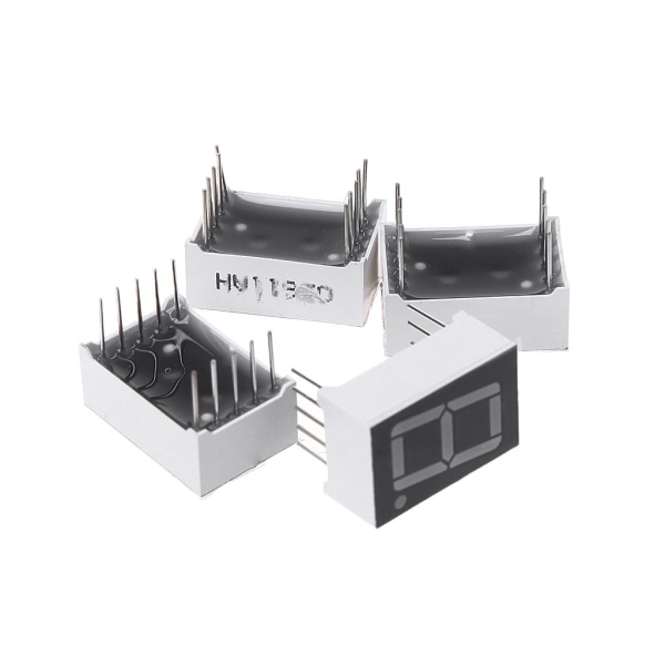 10 st 0,56 tum 7 segment 1 digital LED-skärm Röd Common Cathode digitala rör
