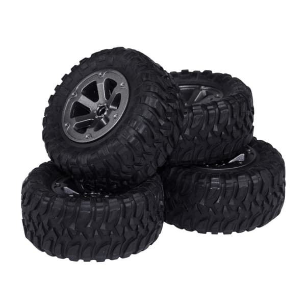 Tåliga R/C Crawler Hjulnav & Däck 4 ST/Set för WPL 1:12 4x4WD
