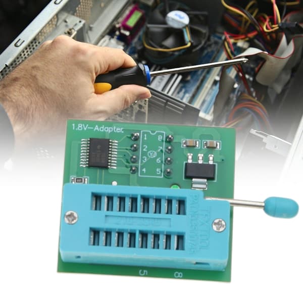 USB Programmeringsserie Komplett Set för BIOS Flashminne SOP8 Testklämma