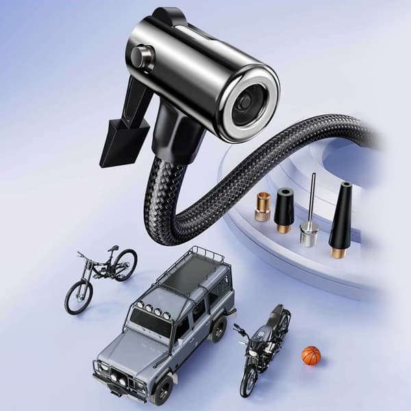 Trådlös Bil Luftpump Inflator Kompressor Digital Elektrisk Portabel 72W