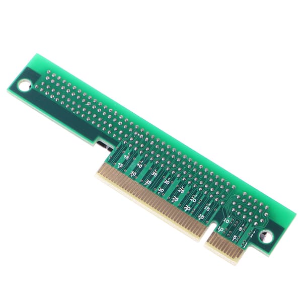 90 Graders PCI-E 8X Han til 16X Hun Riser Adapter til 1U 2U Support GPU