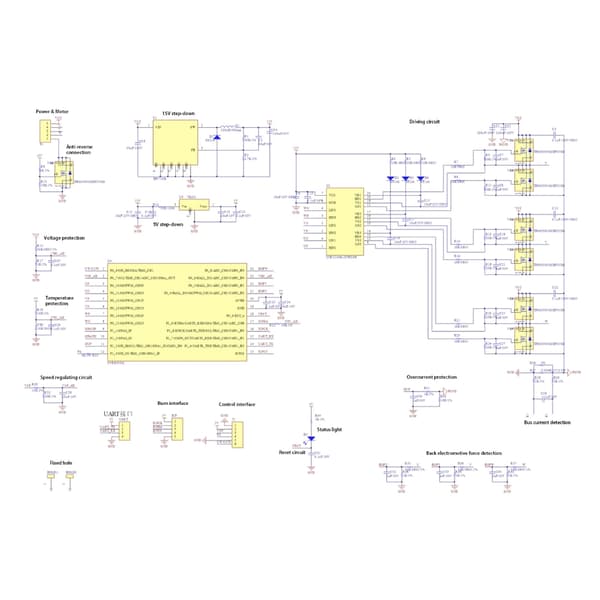 Intelligent PWM Motor Elektronisk Hastighetskontroller for Modellhåndverkprosjekter