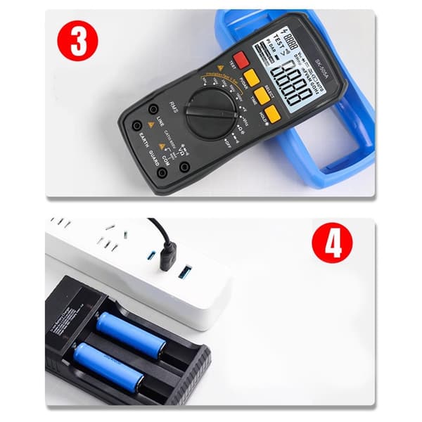 Multimeter Högspännings Megohmmeter & Voltmeter för Noggrann Kretsmätning