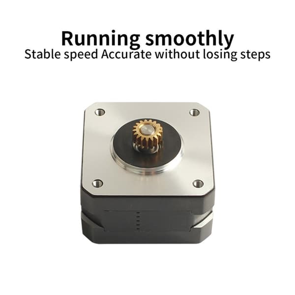 Ekstrudermotor for Neptune 3 Plus sirkulær stegmotor flat aksel