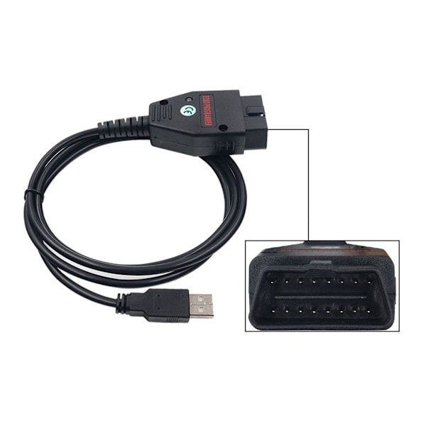 OBD2 Scanner Kabel USB Diagnostikverktyg Galletto 1260 Chip Tuning Verktyg