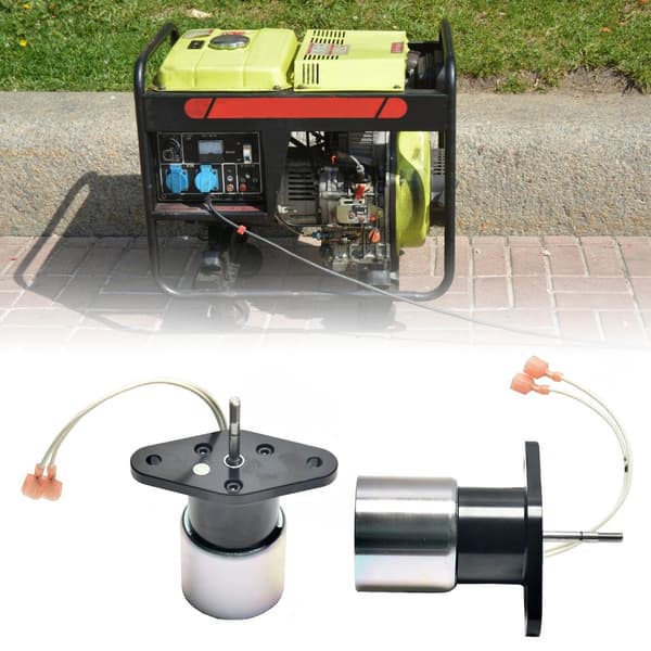 12V 24V Nødstop Solenoidventiler Til Generatorsæt Motor Komponent 24V
