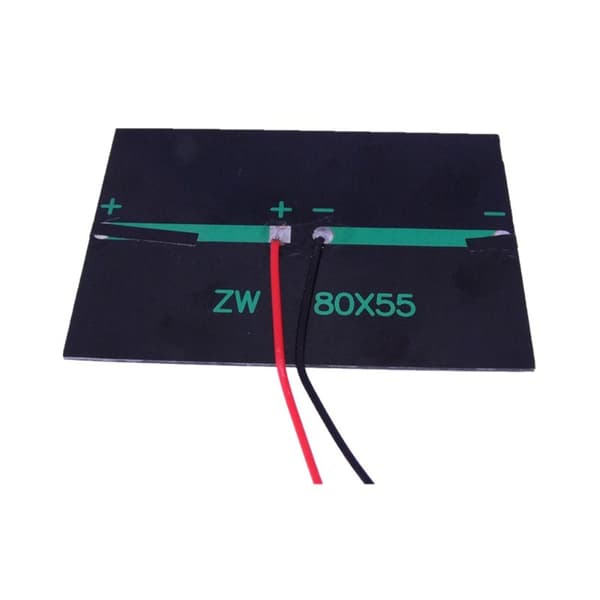 Solcellepanel 6V Polysilisiummodul Lett å bære for DIY og pedagogisk bruk