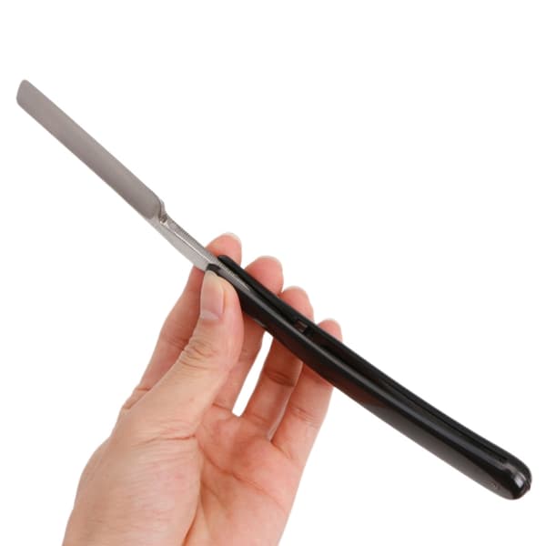 Professionel barberkniv til skæg og overskæg