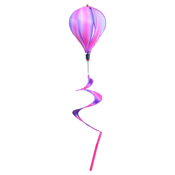 Varmluftsballong Vindspinnare Regnbåge Pinwheel Vindstrumpor Spiral Väderkvarn för Utomhus Trädgård Yard Gräsmatta Dekoration Present 11