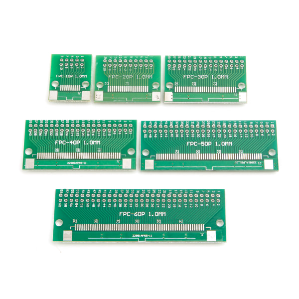 0,5 mm FPC/FFC till 2,54 mm FPC/FFC SMT PCB Converter Board Svetsning med anslutning 40PIN