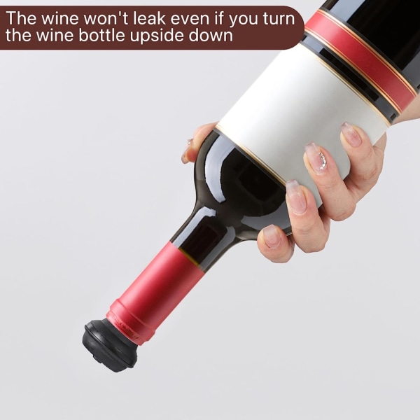 Wine Saver vinpump med vakuumproppar Universal Wine Preserver flaskförslutare Vintillbehör (vinpump+4 proppar)