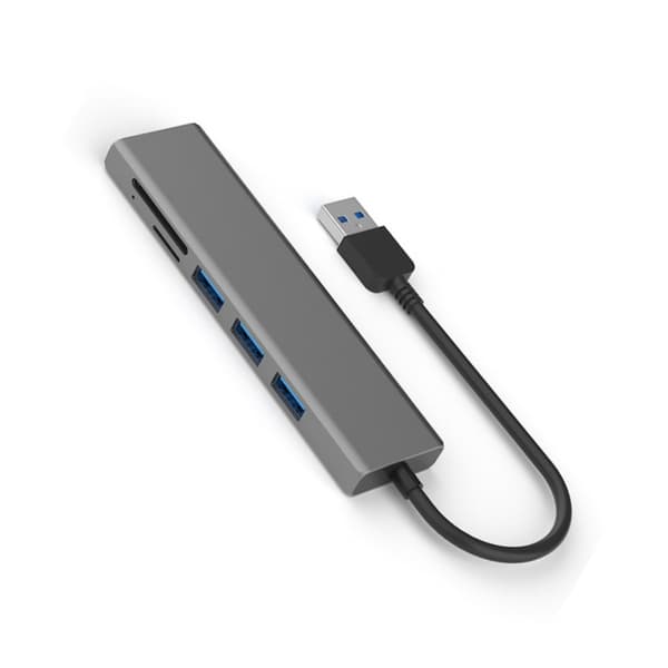 Rask USB 3.0 Hub 4 Port Adapter Lett å bære for bærbare og stasjonære datamaskiner