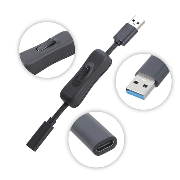 USB Förlängningskabel USB3.0 Hane till Typ C Hona USB Förlängningskabel för PC
