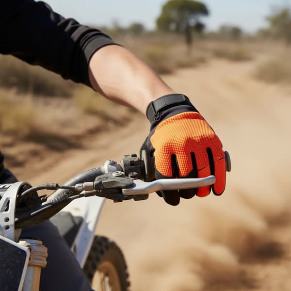 Nylon Motocross Handsker Åndbart Mesh Design Forstærkede Håndflader til Off Road Kørsel C M