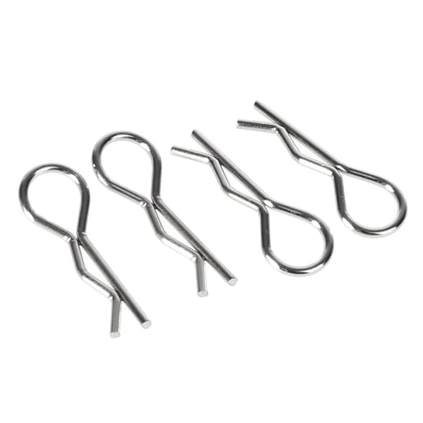 12 stk. karrosseriklips i rustfrit stål til HSP Redcat HPI RC 1/10 model