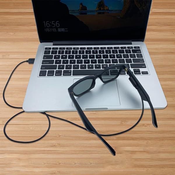 60 cm fleksibelt USB-opladerkabel Bluetooth-kompatibel brilleoplader
