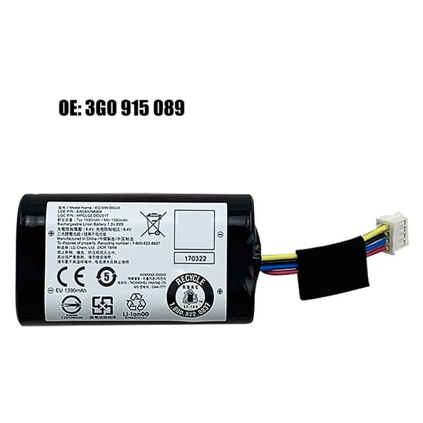 Udskiftning Originalt Backup Batteri til Bil 3G0915089 Biltilbehør