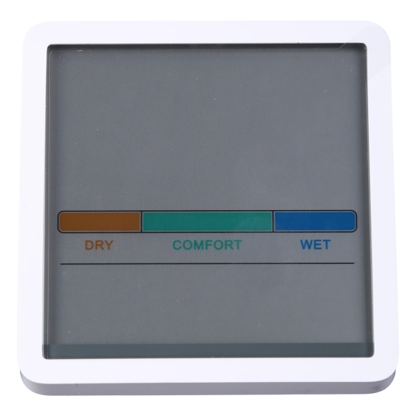 Exakt luftfuktighetsmätare Rumstermometer för med klocka och magnet Hygrometer Inomhustermometer Digital bordstermometer
