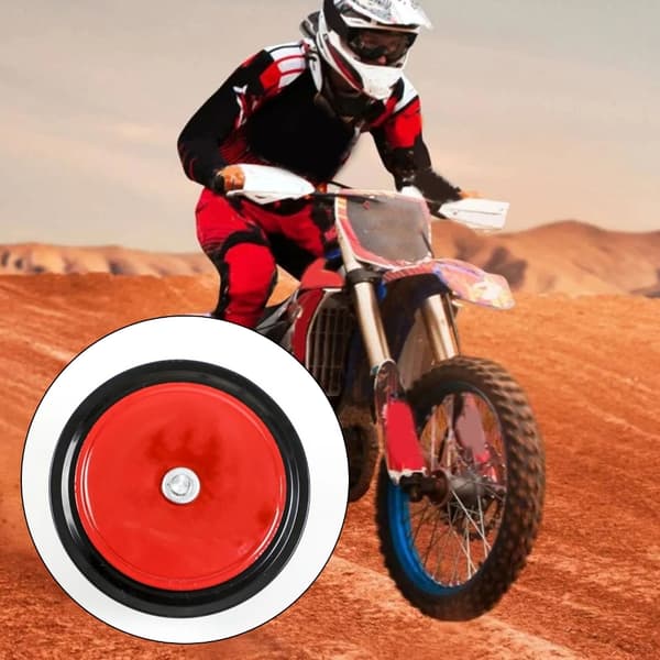 12V 24V Motorcykel Elektrisk Horn Stærk Disk Design til Bykørsel