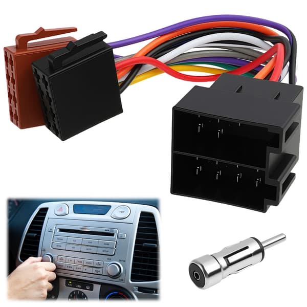 Universelt bilstereo-integrationssæt 16-pin radioledningsnetadapter