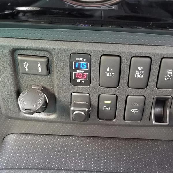 Bil Indvendig Udvendig Dobbelt Temperatur Digital Display til Reiz