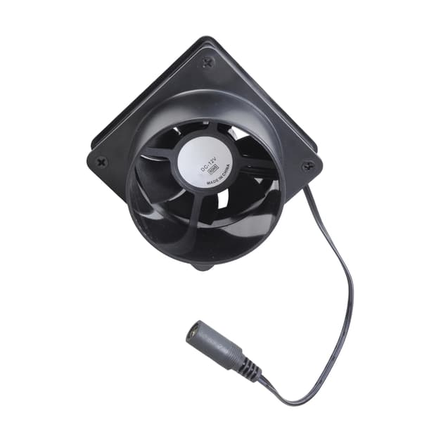 Plastik 85 mm udsugningsventilator med dobbelt kugleleje til loddeventilation