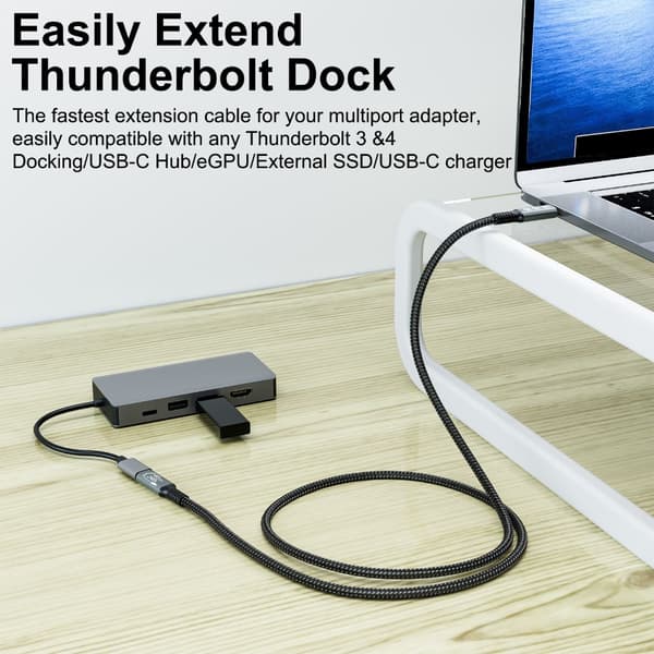 240W USB4.0-kabel 8K@60Hz videodisplaykabel USB C 40Gbps dataoverførsel