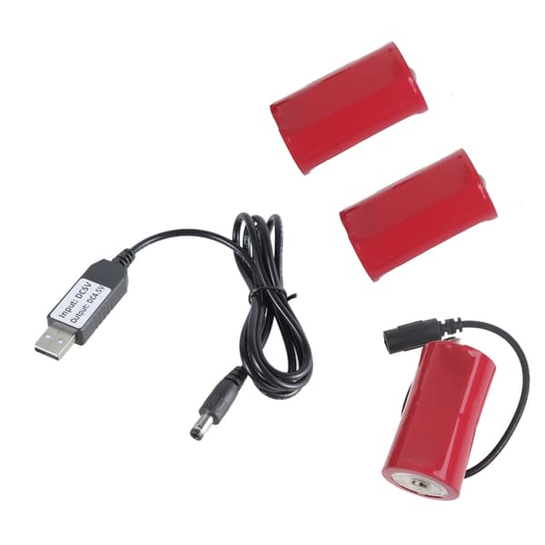 USB 5V til 4.5V Konverterkabel Batterieliminering for LR20 D Batterierstatning