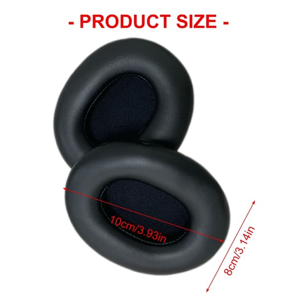 Øretelefon Øreputer Deksel Øreputer for ATH-M20X M30X Headset Ørevarmere