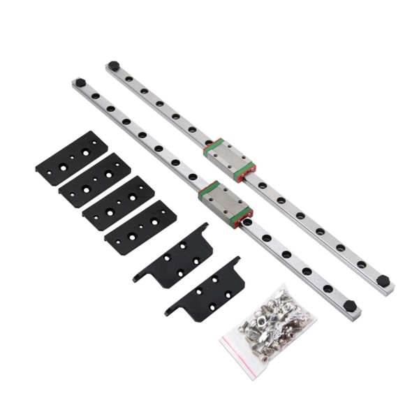 Dual Y-akse Lineær Guide Opgraderingssæt Dobbelte Guide Skinner MGN9H til Ender3 S1/Ender3 S1 Pro 3D Printer Reservedel